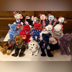 Ty Beanie Babies Patriotic Plush Collection